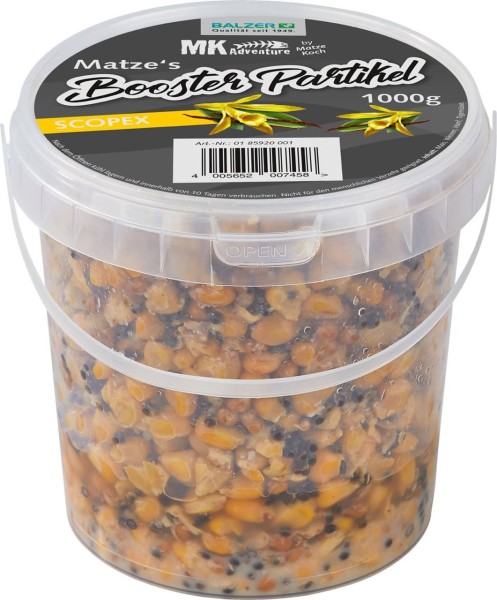 Balzer MK Matze’s Booster Partikelmix Scopex, Tutti Frutti, Stinktier, 1000g
