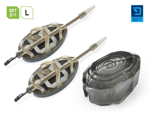 Delphin Method QUIX REAXE Feeder Set 2+1 L 30g 40g 50g