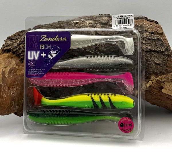 Delphin Zandera UV 15cm 5 Stk. 20 Farben