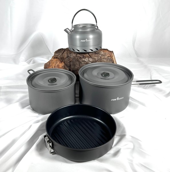 Fox Cookware 4 Piece Deluxe Cook Set mit Heat Transfer