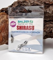 Balzer Shirasu Fluorocarbon Rig mit Snap 0,50mm 50cm 10kg Zander Balzer Shirasu Fluorocarbon Rig mit Snap 0,50mm 50cm 10kg Zander