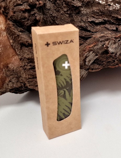 Schweizer Swiza Scissors D07 Oliv Farn Taschenmesser Multitool