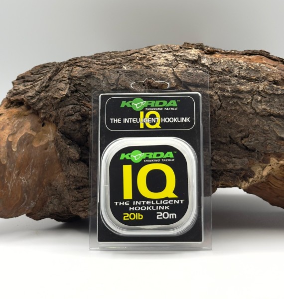 Korda IQ Fluorocarbon Hooklink 20lb 20m KIQ20 SALE