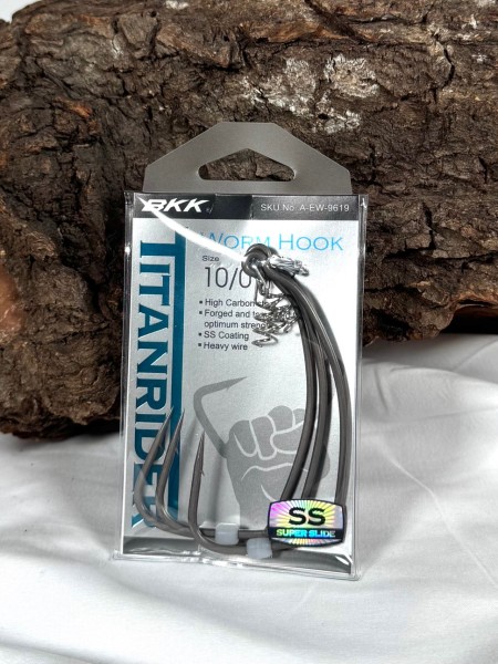 BKK Titanrider Worm Hook Weedless Super Slide
