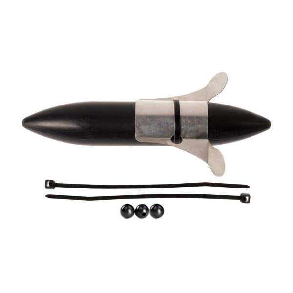 Zeck Wels Propeller U Float Solid Black 10g 15g 20g 30g 40g