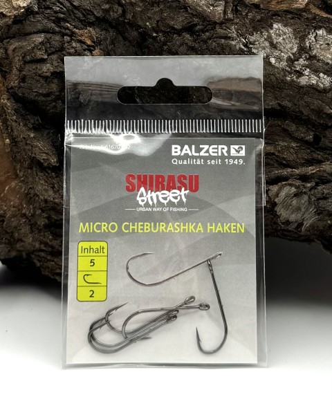 Balzer Shirasu Street Micro Cheburashka Haken Gr. 2 4 6 je 5 Stück