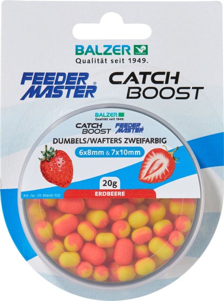 Balzer Catch Boost Method Feeder Dumbells Wafter 6x8mm & 7x10mm zweifarbig