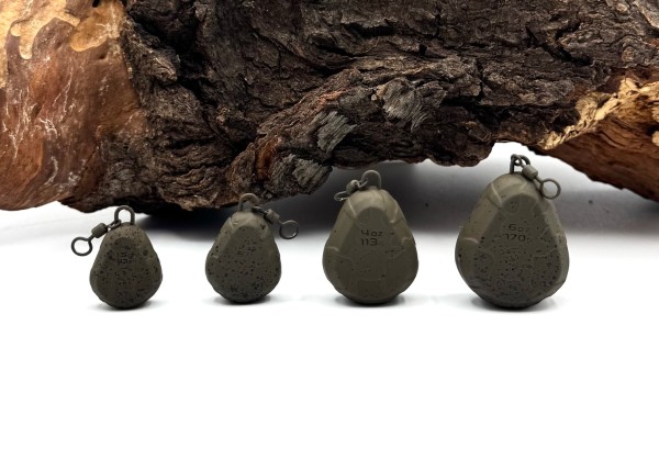 Nash Flat Pear Swivel Lead 43g - 227g Wirbel Karpfenblei