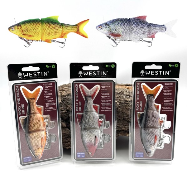 Westin Ricky The Roach Inline 15cm 47g Slow Sinking 5 Farben Bleifrei