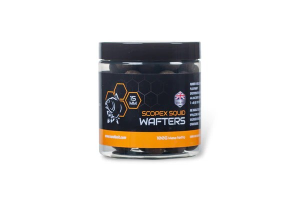 Nash Bait Scopex Squid Wafters 12mm 15mm 20mm 100g