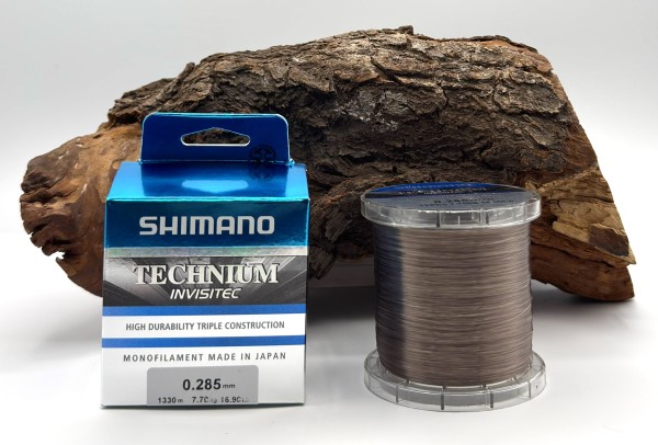 Shimano Technium Invisitec A Mono 0,285mm 7,70kg 16.90Lb 1330m Grey