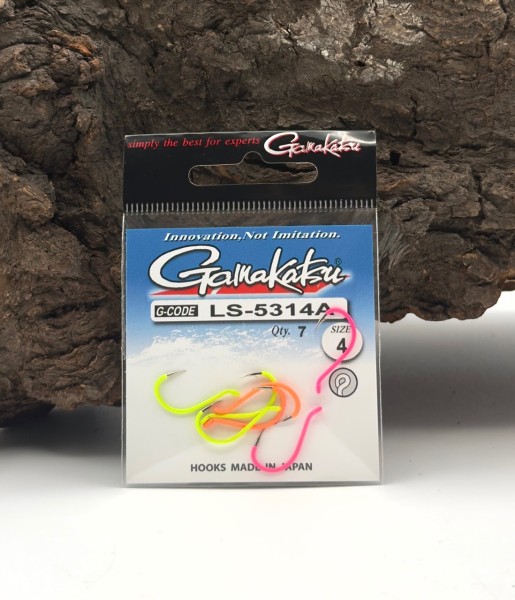 Gamakatsu Trout LS-5314A Gr.4 Multicolor 7 Forellenhaken SALE