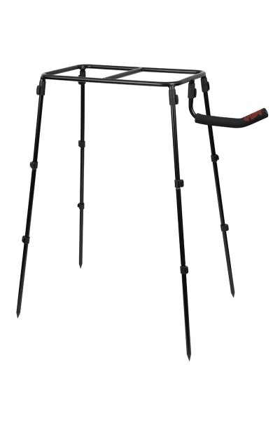 Spomb MK2 Double Bucket Stand Kit höhenverstellbarer Eimerständer mit Rod Rest