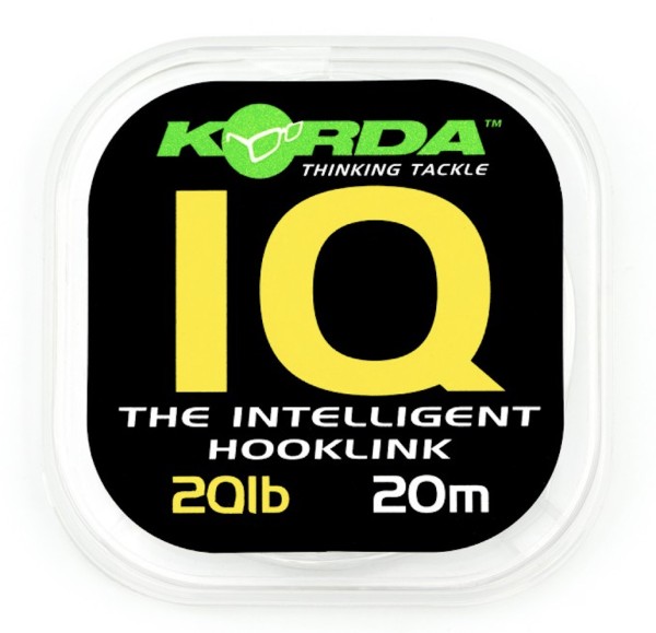 Korda IQ Fluorocarbon Hooklink 20lb 20m