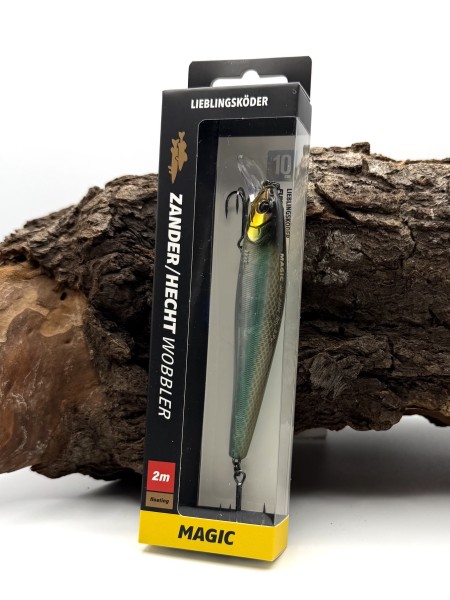Lieblingsköder Zander/Hecht-Wobbler 10cm 15,5g 2m Tauchtiefe Floating 16 Farben