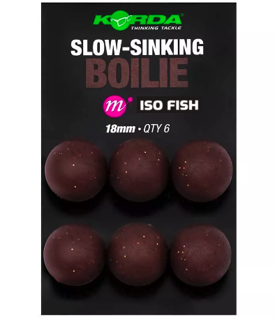 Korda Slow Sinking Boilie Wafter Mainline ISO Fish 15mm 18mm Plastic