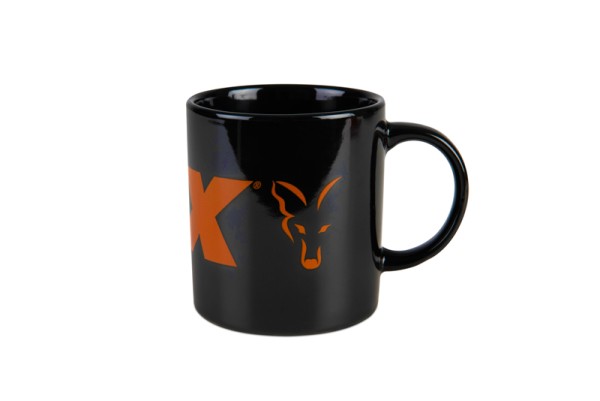Fox Collection Mug Black Orange