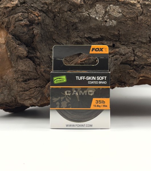 Fox Edges Tuff-Skin & Tuff-Skin Soft Vorfachmaterial 9,1kg 11,3kg 15,8kg 20m