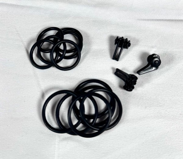 Camo-Tackle Hakenhalter Set 3 Stück Hook Keeper Schwarz