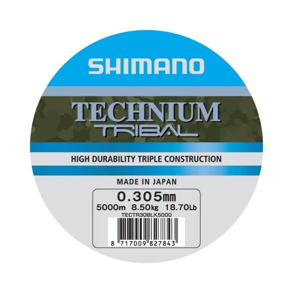 Shimano Technium Tribal A Mono 0.305mm 8.5kg 18,70Lb 5000m Camou