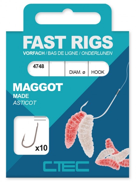 Spro C-Tec Maggot Made gebundene Zielfischhaken Gr. 10 12 14 16 ABVERKAUF