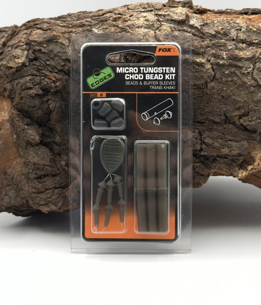 Fox Edges Tungsten Chod Bead Kit x 6 beads / buffer sleeves