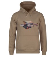 DAIWA Hoodie Pike Sand Kapuzenpullover M L XL XXL