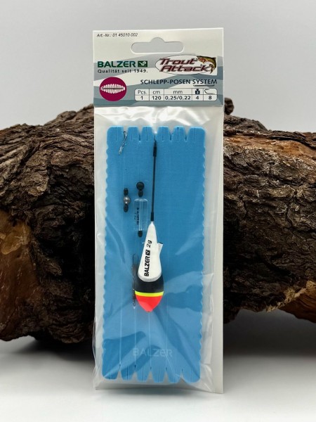 Balzer Trout Attack Schlepp-Posen-System Forellen Schleppsystem