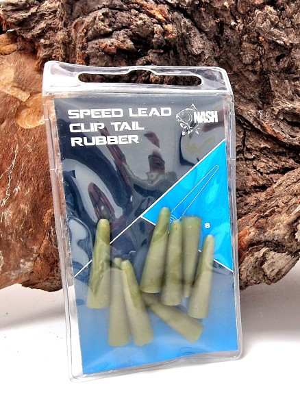 Nash Speed Lead Clip Tail Rubber Weedy Green