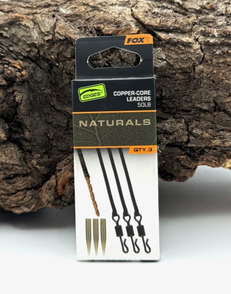 Fox Edges Naturals Copper Core Leaders 50lb