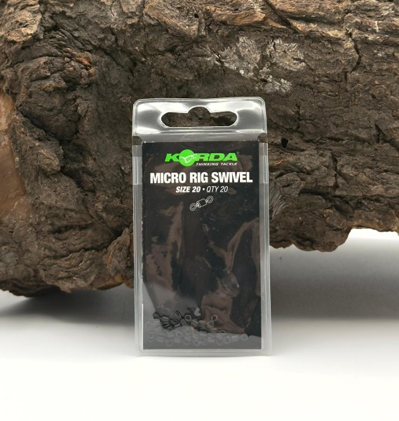 Korda Micro Rig Swivel - 20 Stück Gr. 20