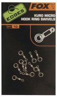 Fox Edges Kuro Micro Hook Ring Swivels 10 Stück Fox Edges Kuro Micro Hook Ring Swivels 10 Stück