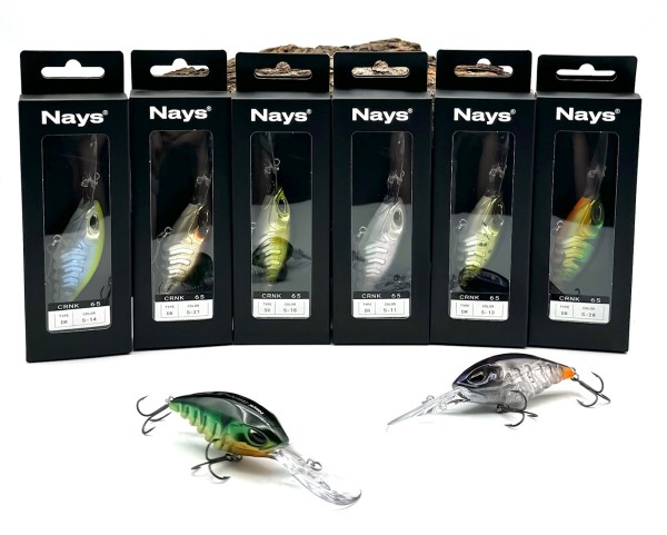 Nays CRNK 65 DR 65mm 15,5g Crankbait 11 Farben