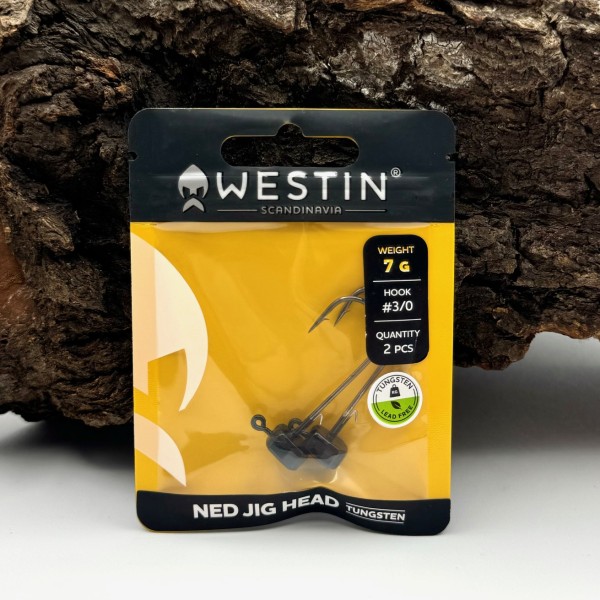 Westin Ned Jig Head Tungsten Black Nickel #3/0 3,5g 5g 10,5g