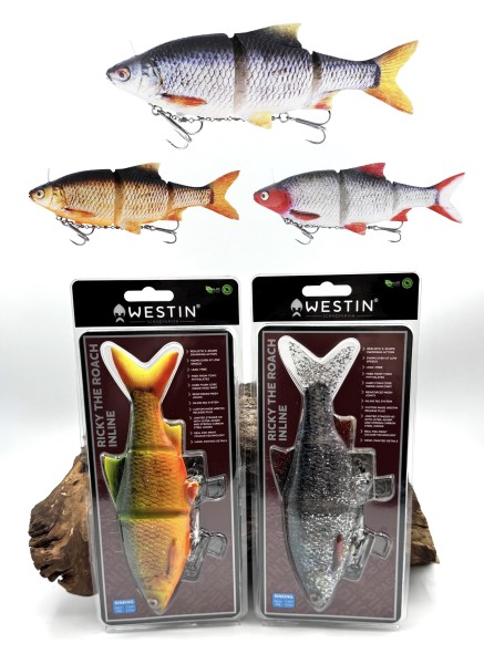 Westin Ricky The Roach Inline 20cm 119g Sinking 5 Farben Bleifrei