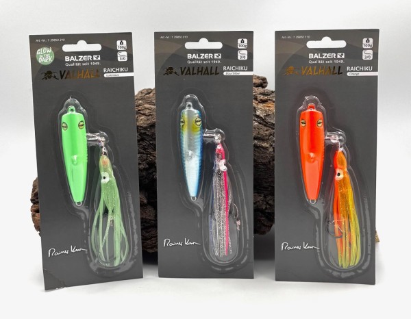 Balzer Valhall Raichiku 100g Blau-Silber Fluo-Orange Luminous Rainer Korn
