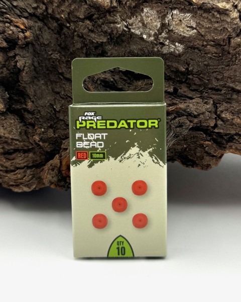 Fox Rage Predator Red Float Bead 10mm 10 Stück