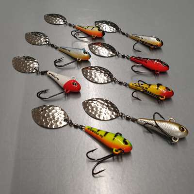 Señuelos SpinMad Originales 6g - 15 Colores, Ideales Para Perca, Trucha Y Lucio