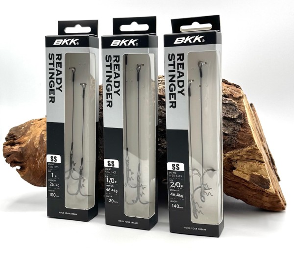 BKK Assist Spear Stinger HD 7x7 Wire Pike SS #1 #1/0 #2/0 2 Stück