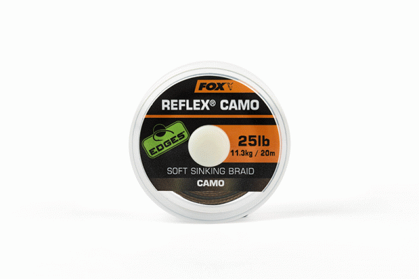 Fox Edges Reflex Camo Soft Sinking Braid 20lb 25lb 35lb 20m