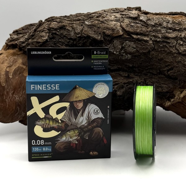 Lieblingsköder 8x geflochtene Zielfisch Schnur Chartreuse Distanzmarkierung