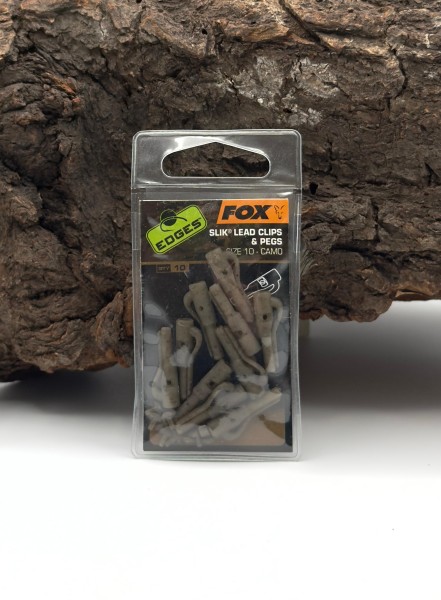 Fox Edges Camo Slik Lead Clips & Pegs Gr. 10