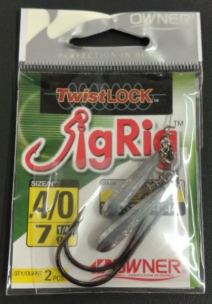 Owner Jig Rig Twist Lock 5199 2/0 3/0 4/0 5/0 ABVERKAUF