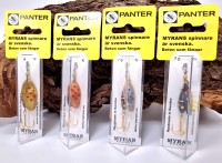Falkfish Myran Panter Prick 7g Silber Gold Kupfer Schwarz mit Punkten Falkfish Myran Panter Prick 7g Silber Gold Kupfer Schwarz mit Punkten