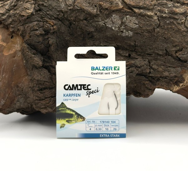 Balzer Camtec Speci Karpfen Schwarz extra stark 70cm Gr. 2 4 6 8