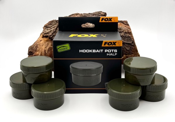 Fox Edges Hookbait Pots Half 6 Stück