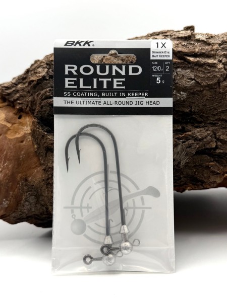 BKK Round Elite Stinger Eye Bait Keeper Gr. 8/0 10/0 12/0 - 5g 10g 15g 20g