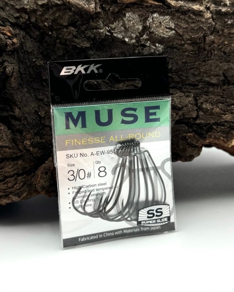 BKK Muse Finesse Allround Worm Hook Offset Haken