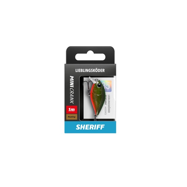 Lieblingsköder Mini Crank Wobbler 35mm 3,6g Floating 16 Farben
