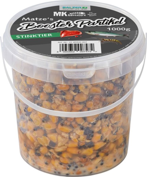 Balzer MK Matze’s Booster Partikelmix Scopex, Tutti Frutti, Stinktier, 1000g